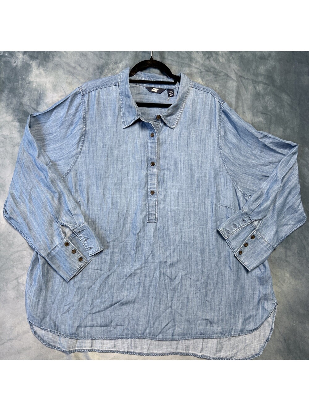 Land’s End Denim Look 3X Shirt (dress?) - 1238-2I